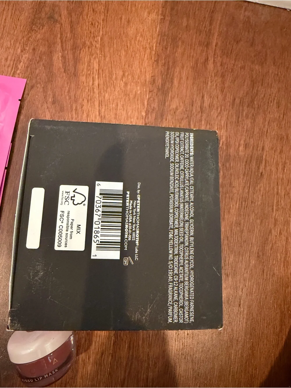 Fango Essenziali Purify Treatment Sheet Masks, Peter Thomas Roth firm, tacha lip